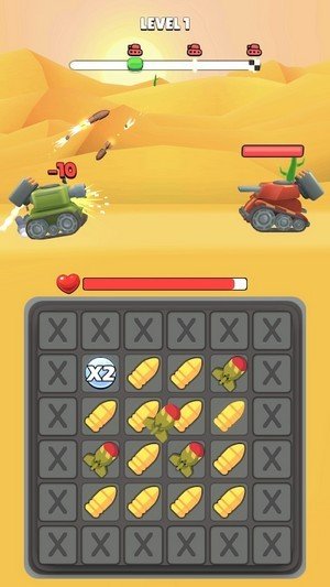 坦克合成射击(Match to Tank - Puzzle Action)