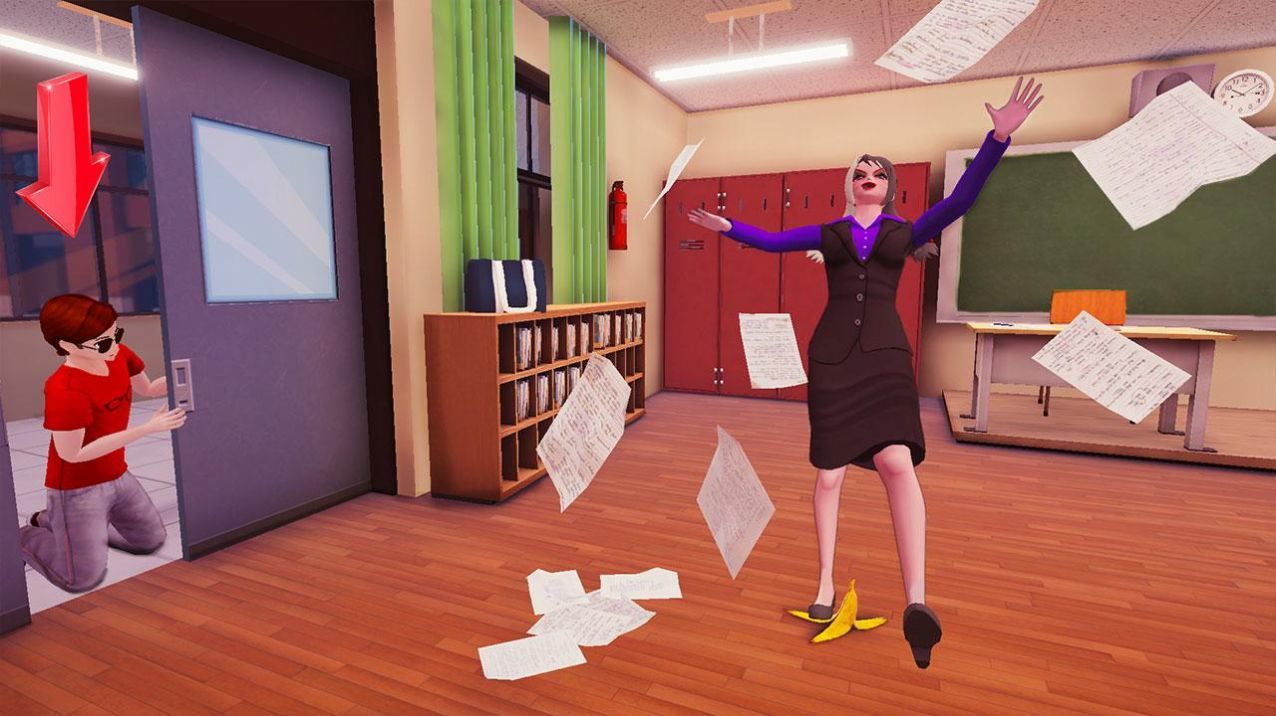 动漫惊悚学校教师3D(Anime Scary School Teacher 3D)
